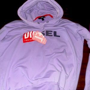 DIESEL PURPLE HOODIE